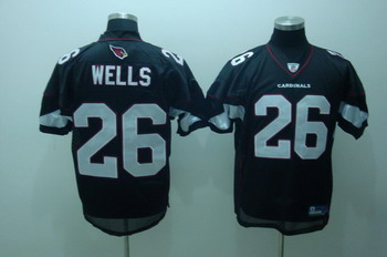 Cheap Arizona Cardinals 26 Wells black Authentic Jerseys For Sale