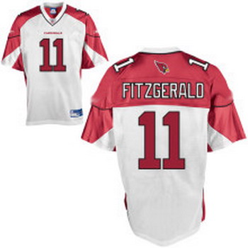 Cheap Arizona Cardinals 11 Larry Fitzgerald White Jersey For Sale