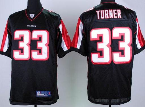 Atlanta Falcons 33 Michael Turner Black NFL Jersey