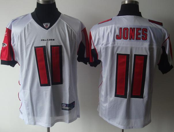 Atlanta Falcons 11 Jones White NFL Jerseys