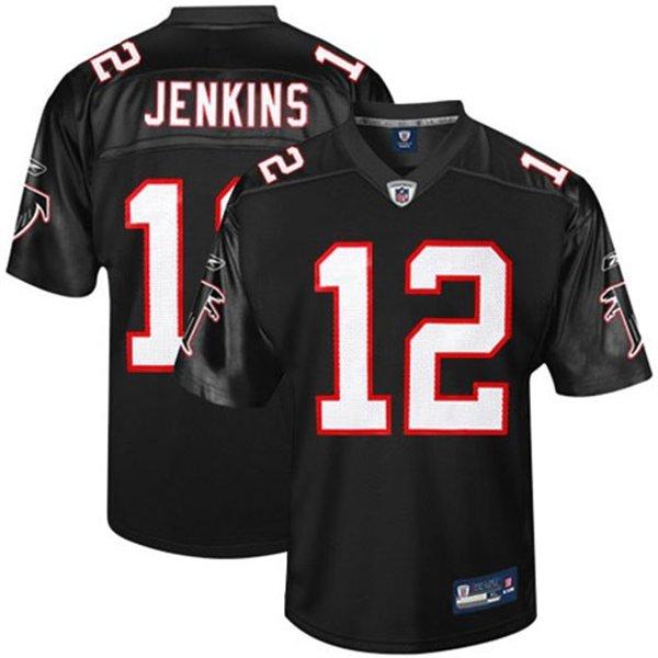 Atlanta Falcons 12 Michael Jenkins Black Jersey