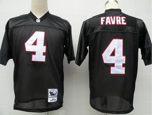 Cheap Atlanta Falcons 4 Brett Favre Black Jerseys For Sale
