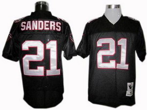 Atlanta Falcons 21 Deion Sanders jersey black