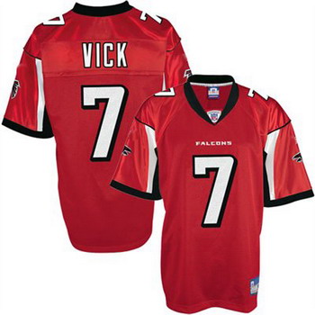Atlanta Falcons 7 Michael Vick red Jersey