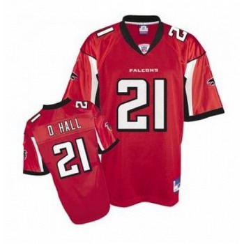 Cheap Atlanta Falcons 21 d.hall red Jersey For Sale