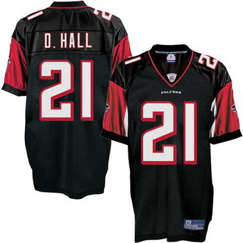Cheap Atlanta Falcons 21 d.hall black Jersey For Sale