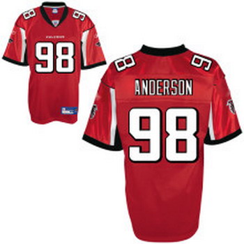 Cheap Atlanta Falcons 98 Jamaal Anderson Red Jersey For Sale