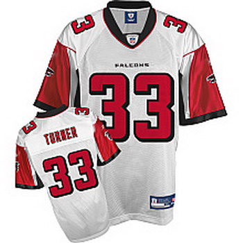 Cheap Atlanta Falcons 33 Michael Turner White Jersey For Sale