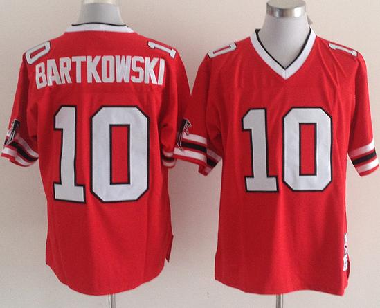 Cheap Atlanta Falcons Red Replica 10 Steve Bartkowski Red Throwback NFL Jerseys For Sale