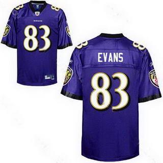 Cheap Baltimore Ravens 83 Lee Evans Purple NFL Jersey For Sale