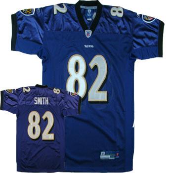 Cheap Baltimore Ravens 82 Smith Purple NFL Jersey For Sale