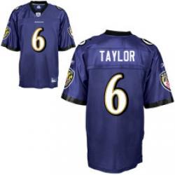 Baltimore Ravens 6 Taylor Purple NFL Jersey