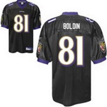 Anquan Boldin Baltimore Ravens 81 Jersey Black sewed