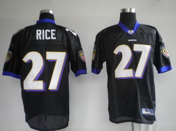 Cheap Baltimore Ravens 27 Rice black Jerseys For Sale