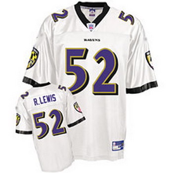 Baltimore Ravens 52 white Ray Lewis Jerseys