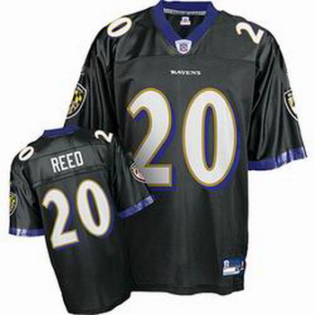 Cheap Baltimore Ravens 20 Ed Reed Black For Sale