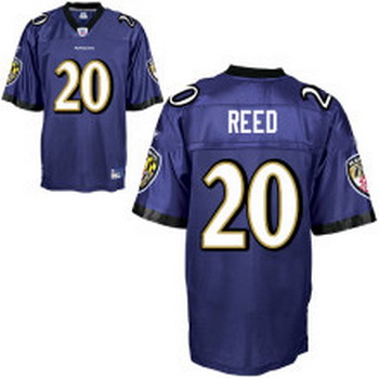 Cheap Baltimore Ravens 20 Ed Reed Purple Jersey For Sale