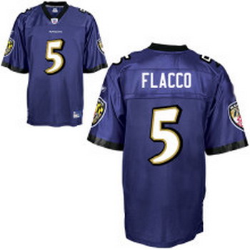 Cheap Baltimore Ravens 5 Joe Flacco Purple Jersey For Sale
