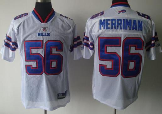 Cheap Buffalo Bills 56 Shawn Merriman White NFL Jersey For Sale