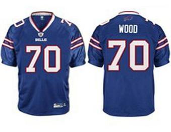 Cheap Buffalo Bills 70 Eric Wood Light Blue Jersey For Sale