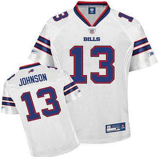 Buffalo Bills 13 Steve Johnson 2011 New White NFL Jersey