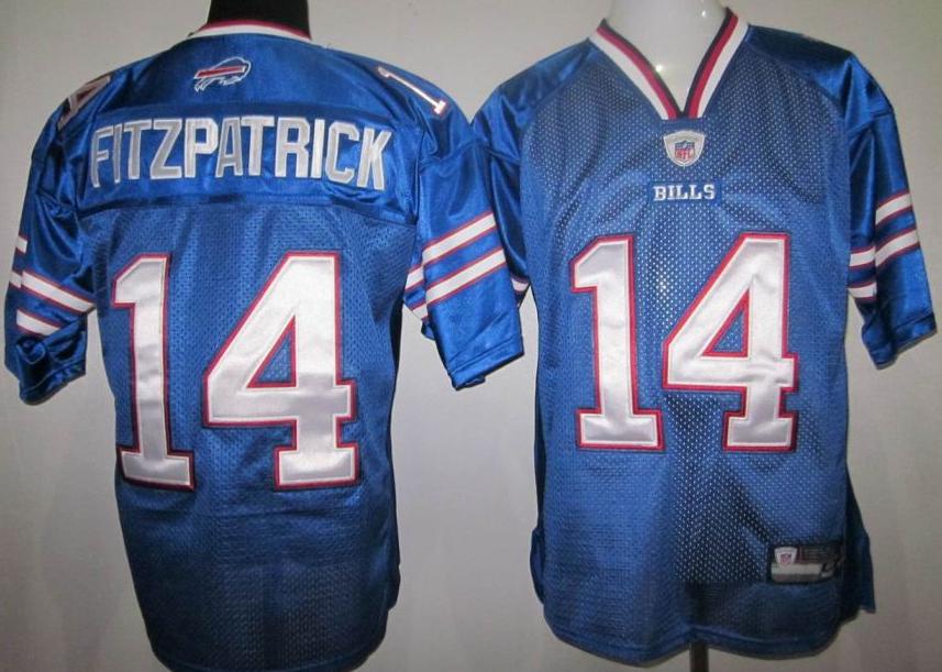 Biffalo Bills 14 Fitzpatrick Blue NFL Jersey