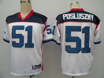 Buffalo Bills 51 Paul Posluszny White Jerseys