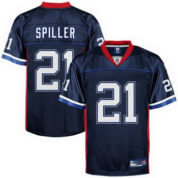 Buffalo Bills 21 C.J. Spiller Navy Blue Football Jersey