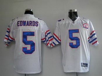 Cheap Jerseys Buffalo Bills 5 Trent Edwards white 50th Anniversary For Sale
