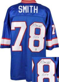 Cheap Buffalo Bills 78 B.Smith Throwback M&N Signed NFL Jerseys For Sale