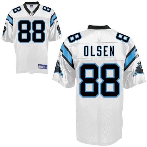 Carolina Panthers 88 Greg Olsen White NFL Jersey