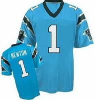 Carolina Panthers 1 Cam Newton Blue Jerseys
