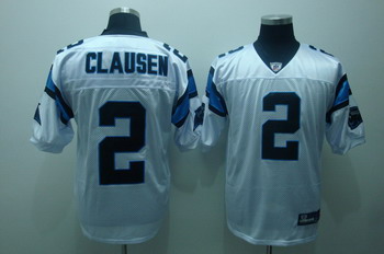 Cheap Carolina Panthers 2 Jimmy Clausen white Jerseys For Sale