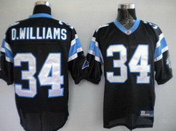 Cheap Jerseys Carolina Panthers 34 D.WILLIAMS Black For Sale