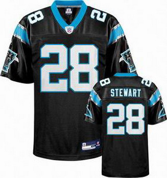 Cheap Carolina Panthers 28 Jonathan Stewart black jerseys For Sale