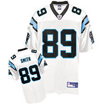 Cheap Carolina Panthers 89 Steve Smith White Jersey For Sale