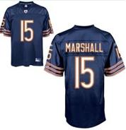 Chicago Bears #15 Marshall Blue NFL Jerseys