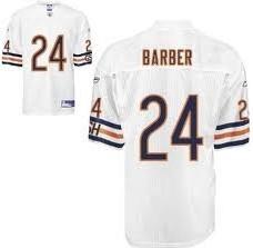 Chicago Bears 24 Marion Barber White NFL Jersey