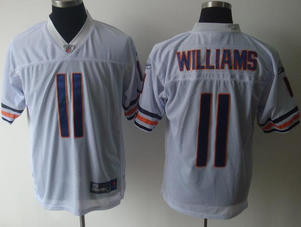 Cheap Chicago Bears 11 Roy Williams White NFL Jerseys For Sale