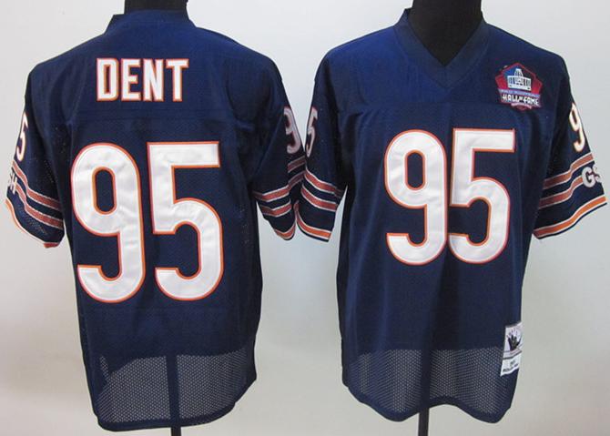 Cheap Chicago Bears 95 Richard Dent 1985 Blue Hall of Fame Class of 2011 Jersey For Sale