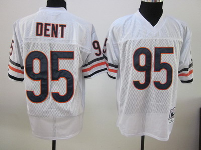 Chicago Bears 95 Dent White NFL Jerseys