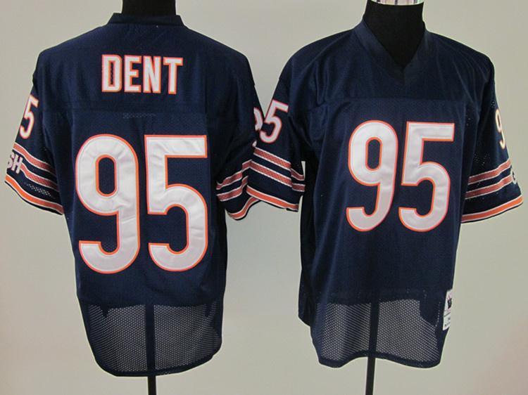 Cheap Chicago Bears 95 Richard Dent 1985 Blue M&N Jerseys For Sale