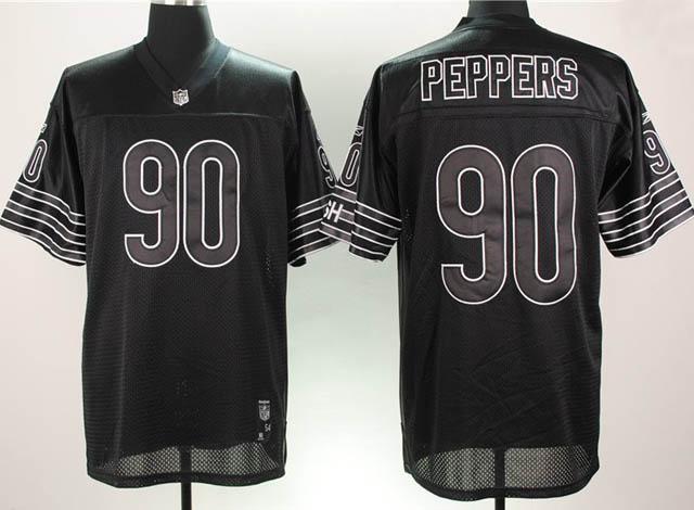 Cheap Chicago Bears 90 Peppers Black NFL Jersey For Sale