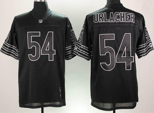 Chicago Bears 54 Brian Urlacher Black NFL Jersey