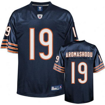Chicago Bears 19 Devin Aromashodu Blue Jerseys