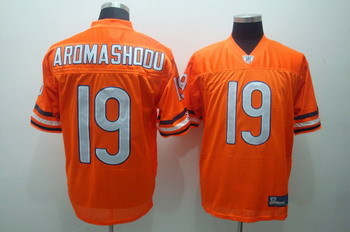 Chicago Bears 19 Devin Aromashodu Orange Jerseys