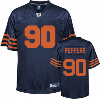 Chicago Bears 90 Julius Peppers Dark Blue Jerseys New