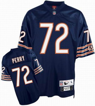 Cheap Chicago Bears 72 William Perry Jersey Throwback blue For Sale