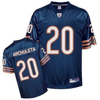 Chicago Bears 20 Adam Archuleta Blue Jersey