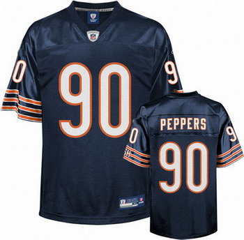 Chicago Bears 90 Peppers blue Jerseys
